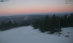 Lysá hora, pohled na západ