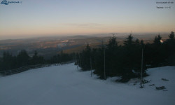 Lysá hora, pohled na západ