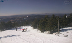 Lysá hora, pohled na západ