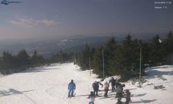 Lysá hora, pohled na západ