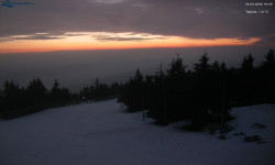 Lysá hora, pohled na západ