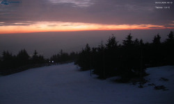 Lysá hora, pohled na západ