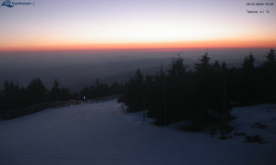 Lysá hora, pohled na západ