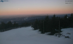 Lysá hora, pohled na západ