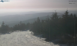 Lysá hora, pohled na západ