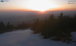 Lysá hora, pohled na západ