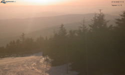 Lysá hora, pohled na západ