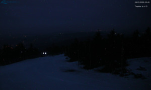 Město Rokytnice nad Jizerou - Lysá hora, pohled na západ - 9.3.2026 v 05:45