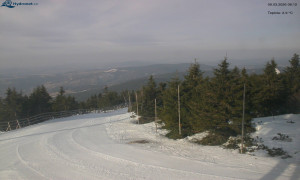 Město Rokytnice nad Jizerou - Lysá hora, pohled na západ - 9.3.2026 v 08:15
