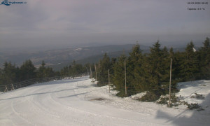 Město Rokytnice nad Jizerou - Lysá hora, pohled na západ - 9.3.2026 v 08:45