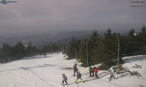 Město Rokytnice nad Jizerou - Lysá hora, pohled na západ - 9.3.2026 v 09:45