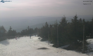 Město Rokytnice nad Jizerou - Lysá hora, pohled na západ - 9.3.2026 v 15:45