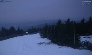 Město Rokytnice nad Jizerou - Lysá hora, pohled na západ - 19.3.2026 v 05:45