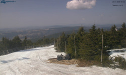 Lysá hora, pohled na západ