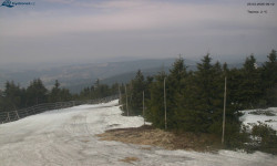 Lysá hora, pohled na západ