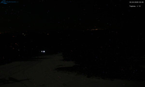 Město Rokytnice nad Jizerou - Lysá hora, pohled na západ - 2.4.2026 v 00:45