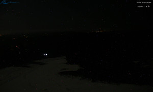 Město Rokytnice nad Jizerou - Lysá hora, pohled na západ - 2.4.2026 v 02:45