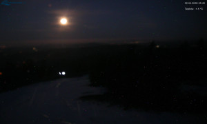 Město Rokytnice nad Jizerou - Lysá hora, pohled na západ - 2.4.2026 v 05:45