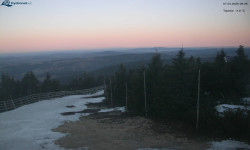 Lysá hora, pohled na západ