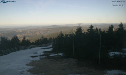 Lysá hora, pohled na západ