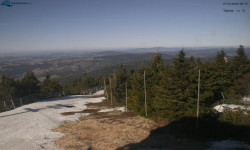 Lysá hora, pohled na západ