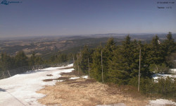 Lysá hora, pohled na západ