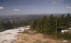 Lysá hora, pohled na západ