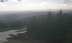 Lysá hora, pohled na západ