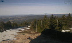 Lysá hora, pohled na západ