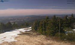 Lysá hora, pohled na západ