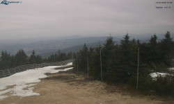 Lysá hora, pohled na západ