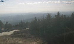 Lysá hora, pohled na západ