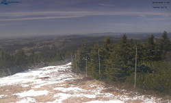 Lysá hora, pohled na západ