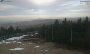 Město Rokytnice nad Jizerou - Lysá hora, pohled na západ - 23.4.2026 v 06:45
