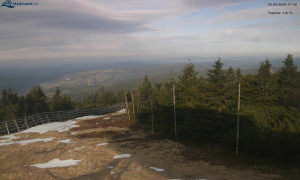 Město Rokytnice nad Jizerou - Lysá hora, pohled na západ - 23.4.2026 v 07:45