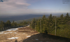 Město Rokytnice nad Jizerou - Lysá hora, pohled na západ - 23.4.2026 v 08:45
