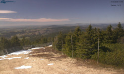 Lysá hora, pohled na západ