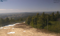 Lysá hora, pohled na západ