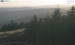 Lysá hora, pohled na západ