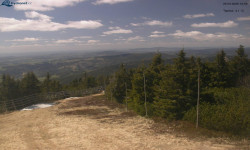 Lysá hora, pohled na západ