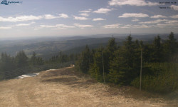 Lysá hora, pohled na západ