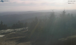 Lysá hora, pohled na západ