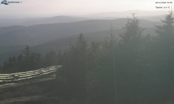 Lysá hora, pohled na západ