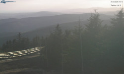 Lysá hora, pohled na západ