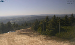 Lysá hora, pohled na západ