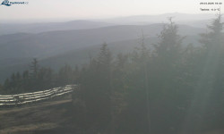 Lysá hora, pohled na západ