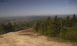 Lysá hora, pohled na západ