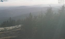 Lysá hora, pohled na západ