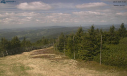 Lysá hora, pohled na západ