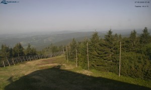 Město Rokytnice nad Jizerou - Lysá hora, pohled na západ - 27.5.2026 v 07:45 Město Rokytnice nad Jizerou - Lysá hora, pohled na západ - 27.5.2026 v 07:45